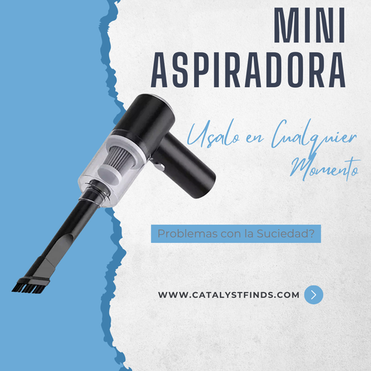 Mini Aspiradora - Mini Aspiradora Portátil Recargable Inhalámbrica💨